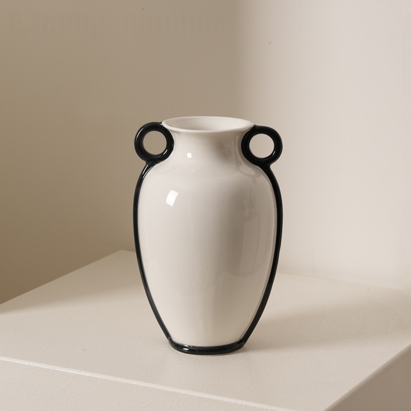 Ceramic Vase with Two Handles, picture 2 of 5