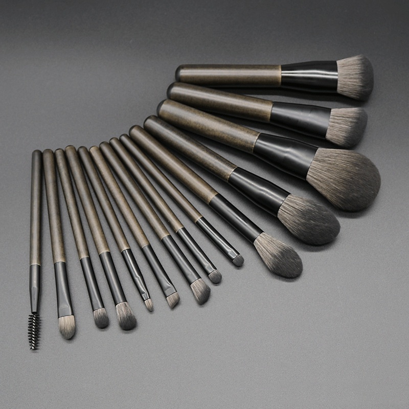 Ebony 14-piece Makeup Set High-end Loose Powder Brush