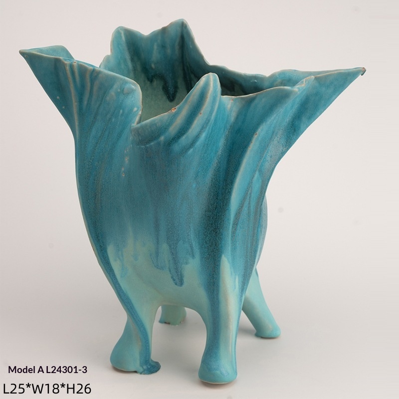 Handmade Ceramic Vase Home Showroom Desktop Ceramic Flower Arrangement... 4