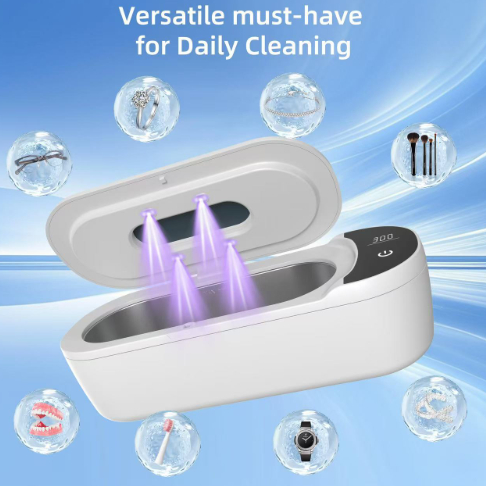 Eyeglass, Braces, And Jewelry Cleaning Gadget Portable UV Eyeglass Cleaner