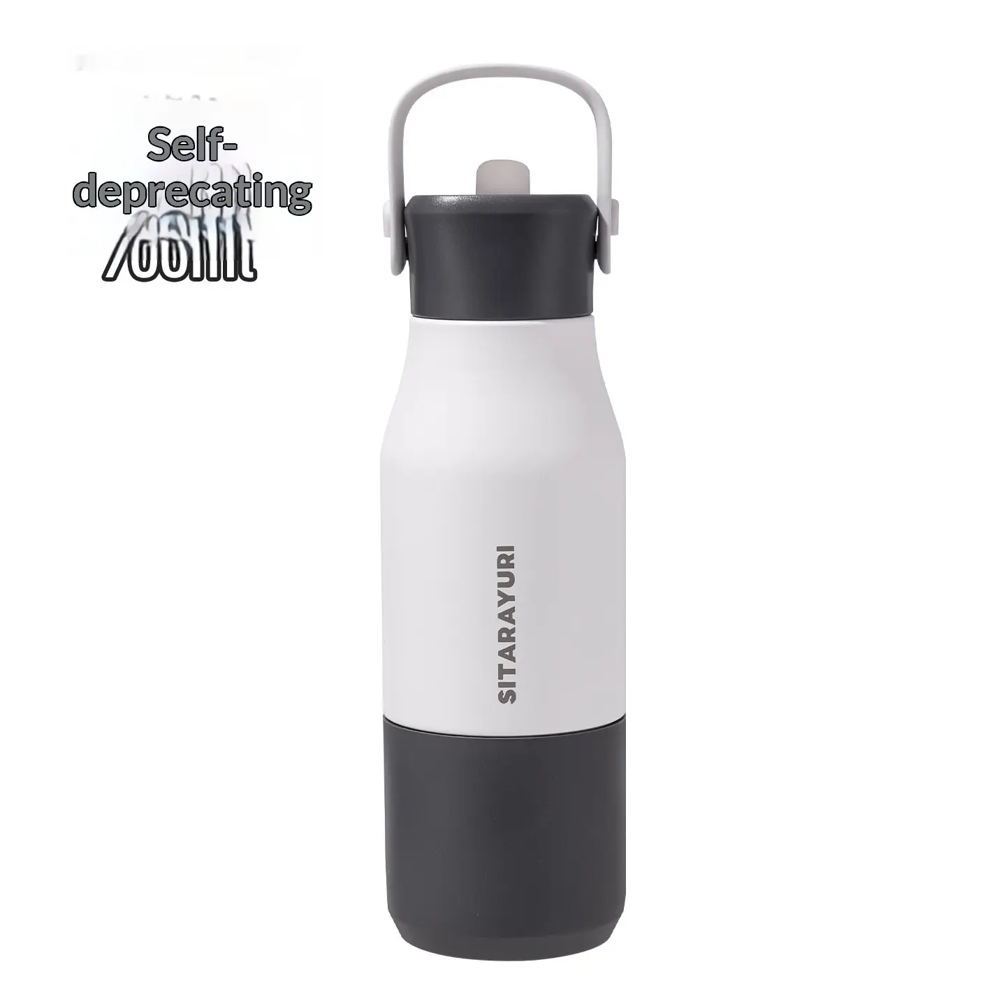 Outdoor Sports Insulated Mug Large-Capacity Portable Stainless Steel Water Bottle