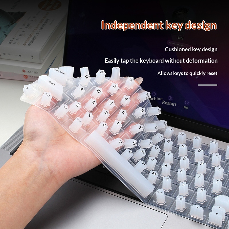 Silicone Nail Art Notebook Keyboard Protector Ultra-thin