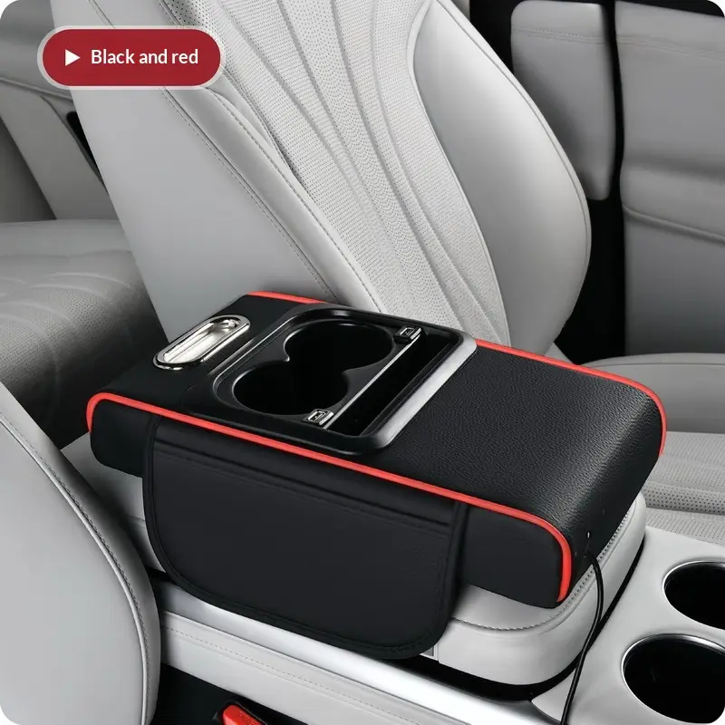 Charging-enabled Central Armrest Riser With In-car Tissue Box