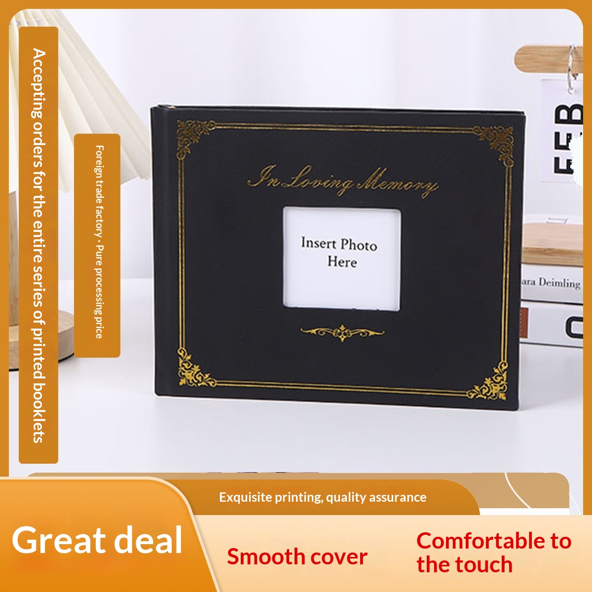 Personalized PU Cover Notebook Guest Book 2