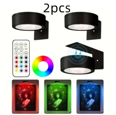 Color-Adjustable RGB Wardrobe Charging Remote-Controlled Night Light