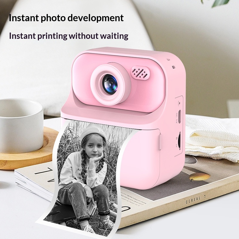 Childrens Print-on-Demand Camera With HD Cartoon Design And Dual Cameras