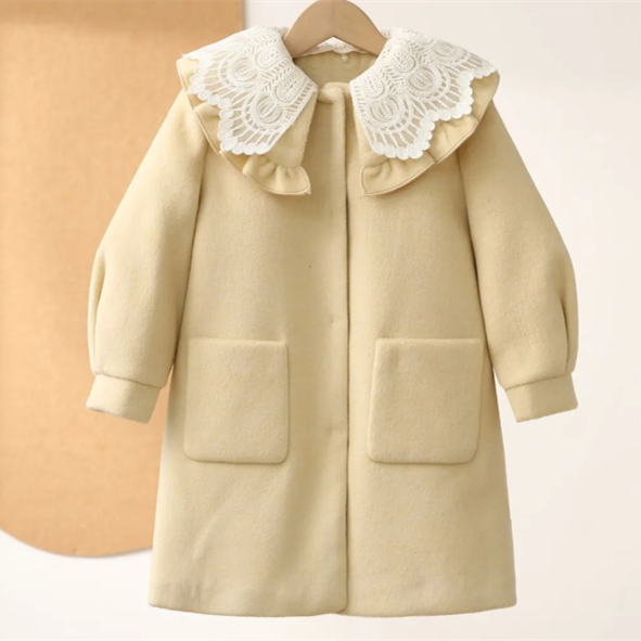 Cute And Sweet Wool Coat Cotton-padded Jacket Winter Counter Clearance Sale