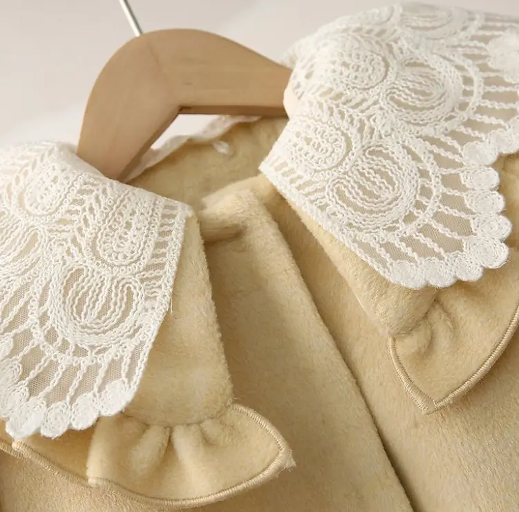 Cute And Sweet Wool Coat Cotton-padded Jacket Winter Counter Clearance Sale
