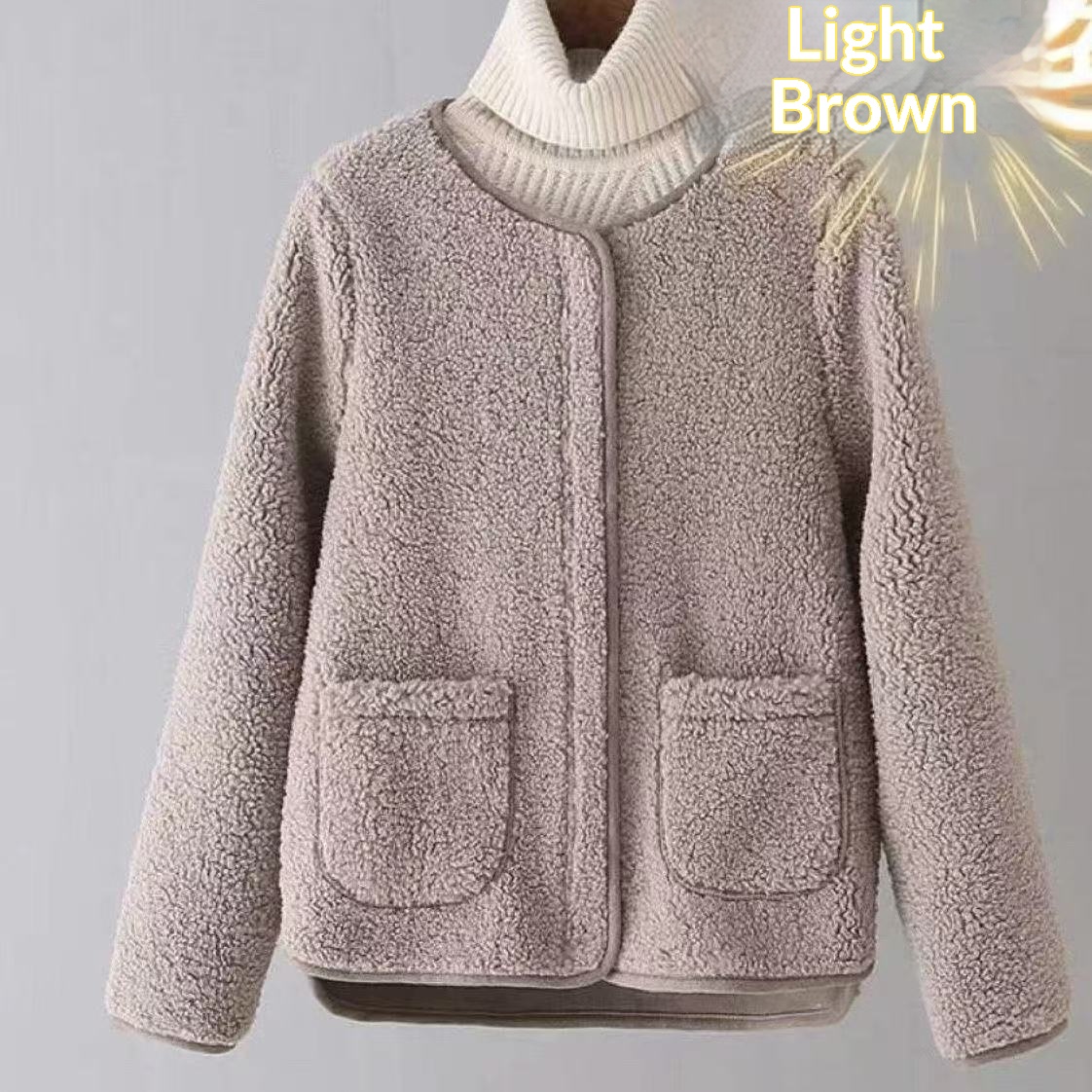 Springautumn New Round Neck Short Long Sleeve Top 5