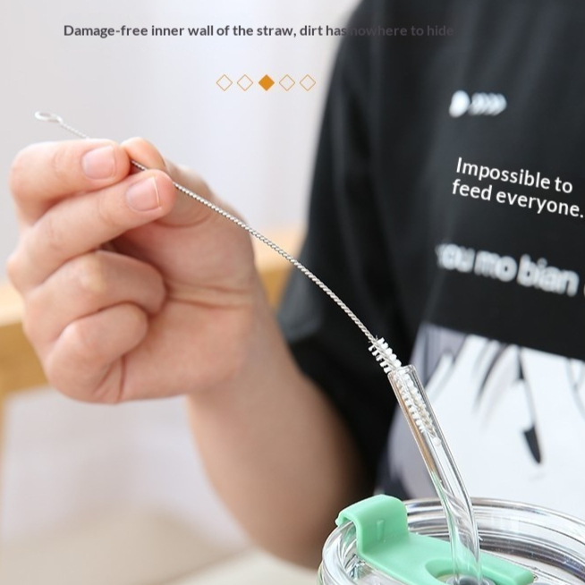 Portable Household Hanging Straw Cleaning Brush