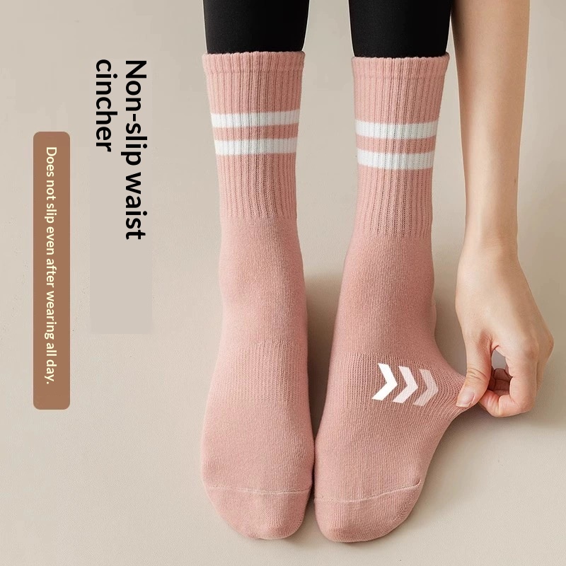 Sweat-Wicking Long Running Socks for Women, Mid-Calf