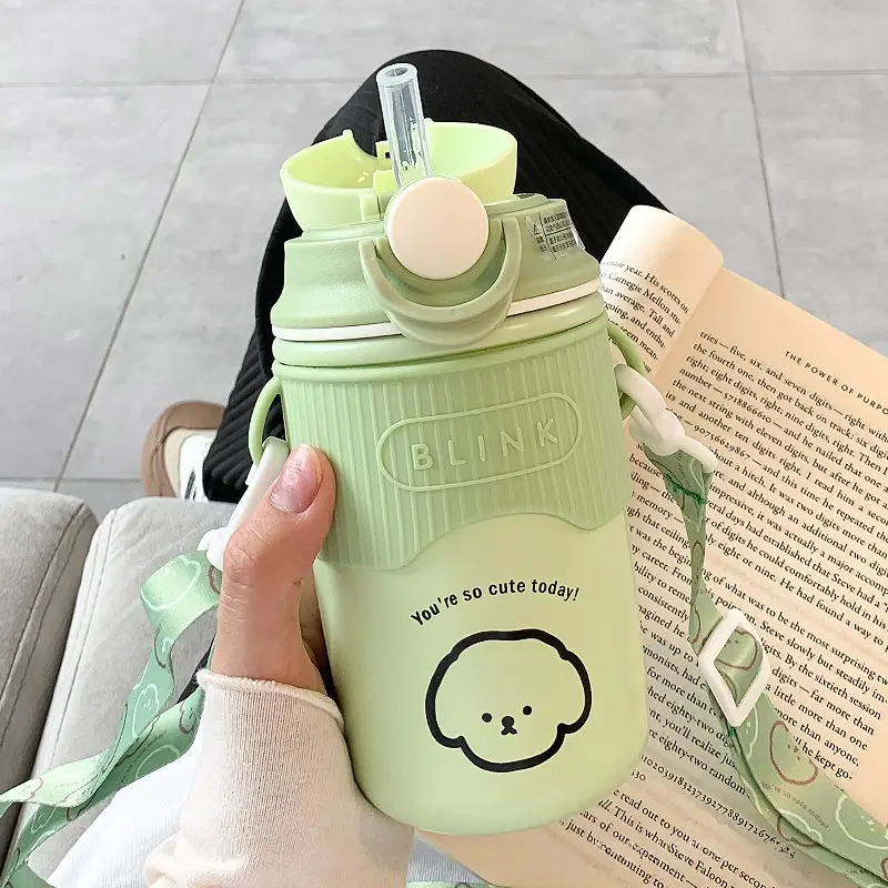 Straw Simple Strap Cute Cup