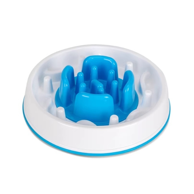 Anti-tipping Anti-choking Slow-feeding Dog Bowl For Cats And Dogs