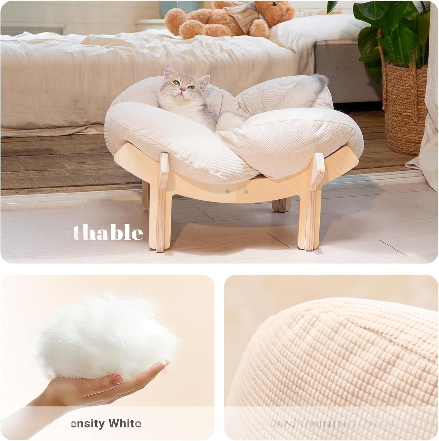 Fashionable All-Season Cat Bed For Indoor Use 3
