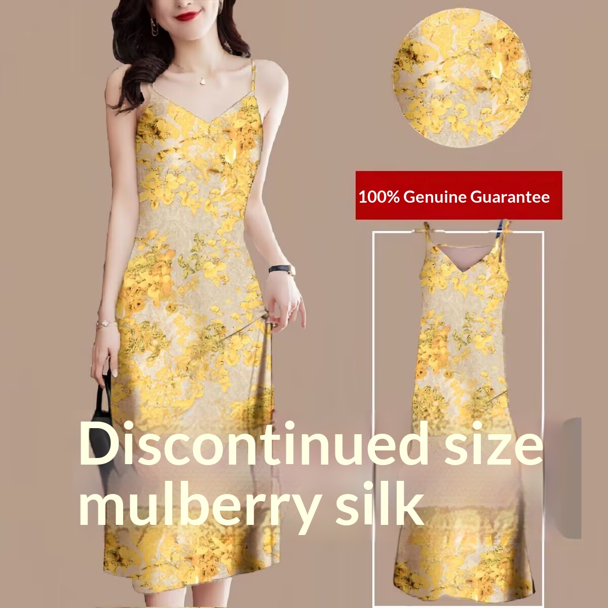 Women's Silk Sleeveless Base Skirt For Outerwear And Layering