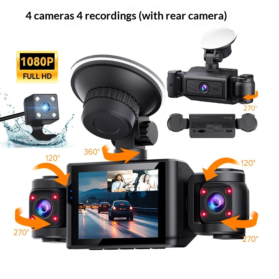 1080P Car DVR HD Night Vision Camera 6