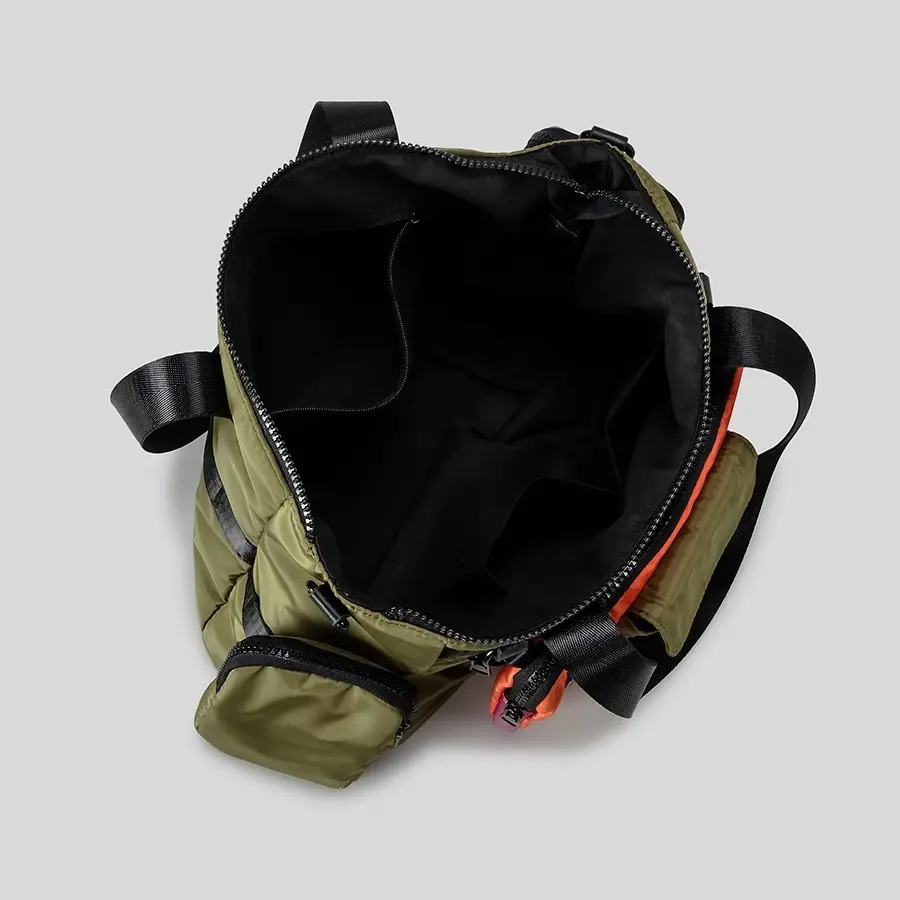 Multifunctional New Color-Block Casual Large-Capacity Tote Bag
