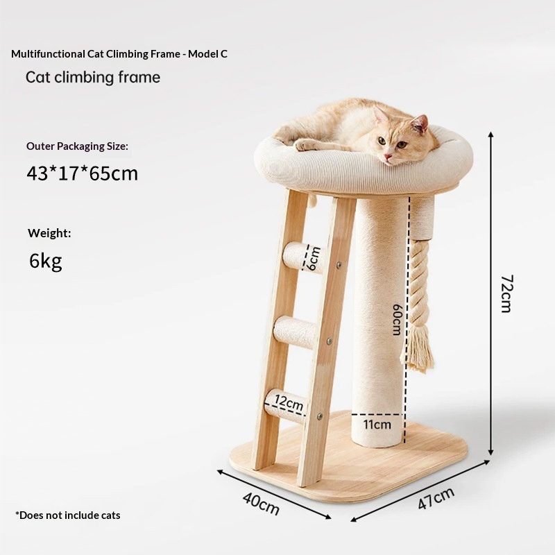 Personalized Integrated Cat House Climbing Frame 7