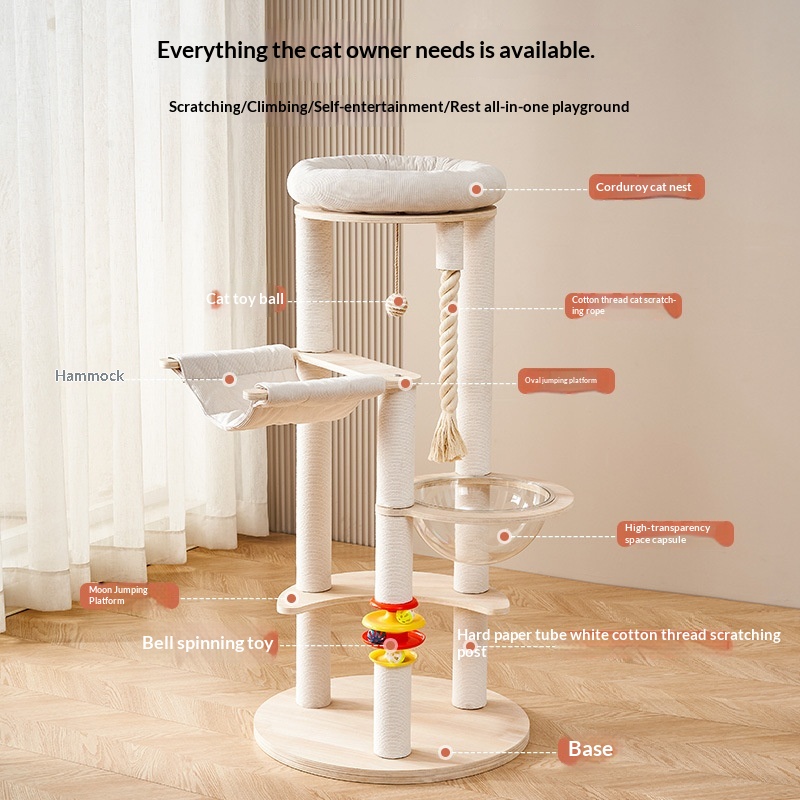 Personalized Integrated Cat House Climbing Frame 2