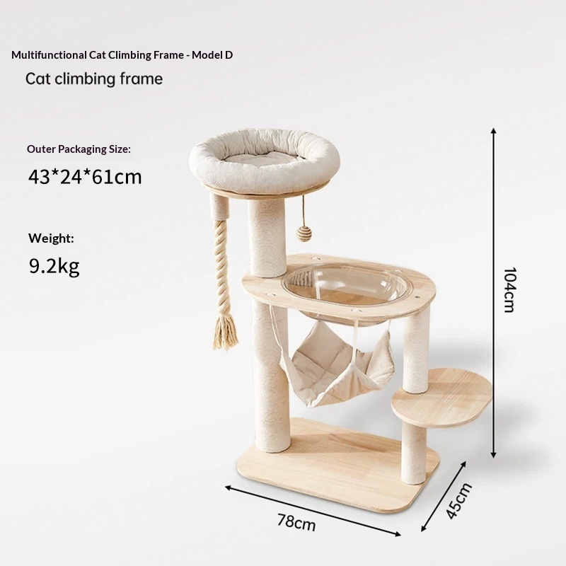 Personalized Integrated Cat House Climbing Frame 8