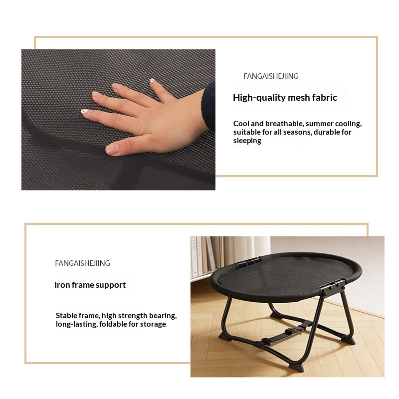 Cat Bed Summer Camp Cot For Dogs And Cats All Seasons 4