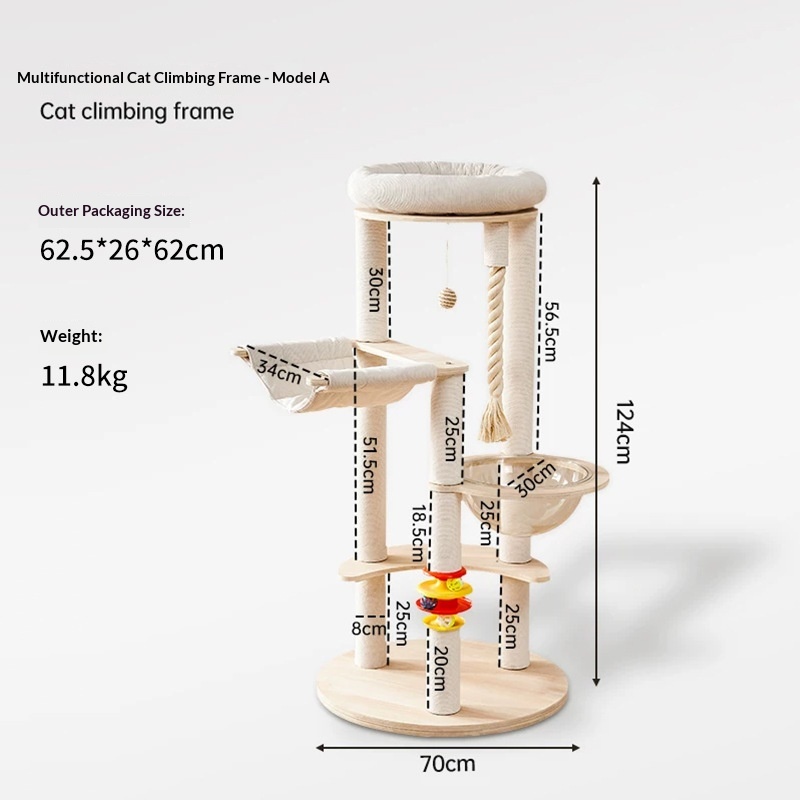 Personalized Integrated Cat House Climbing Frame 5