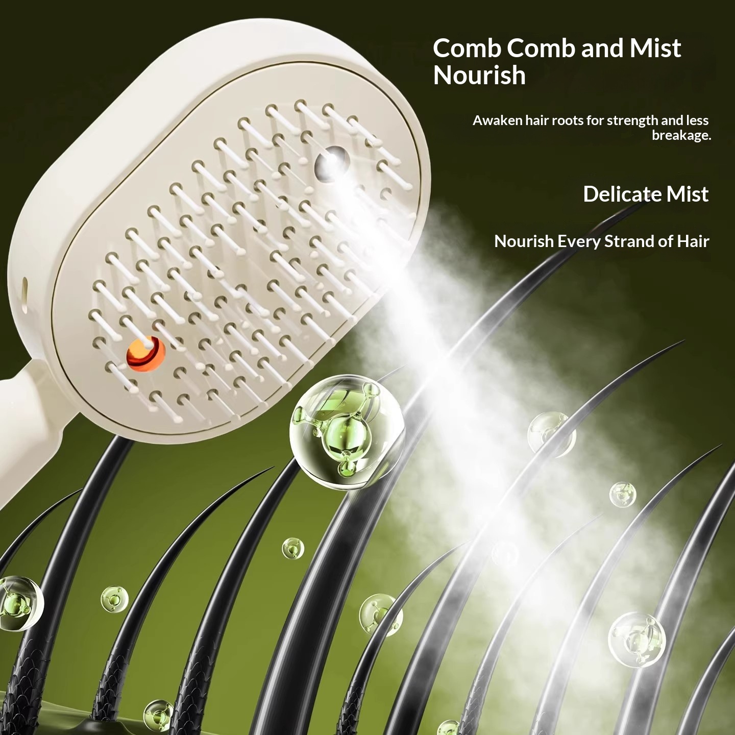 Electric Spray Airbag Massage Comb With Essential Oil Atomization For Hair... 3