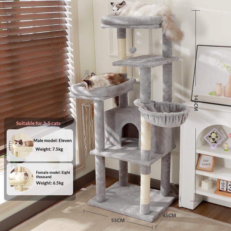 Household Multi-Tier Minimalist Cat Tree 4