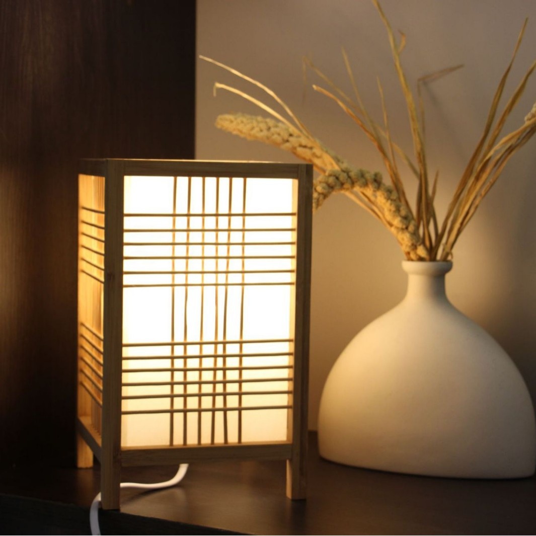 Japanese Style Bedside Table Lamp