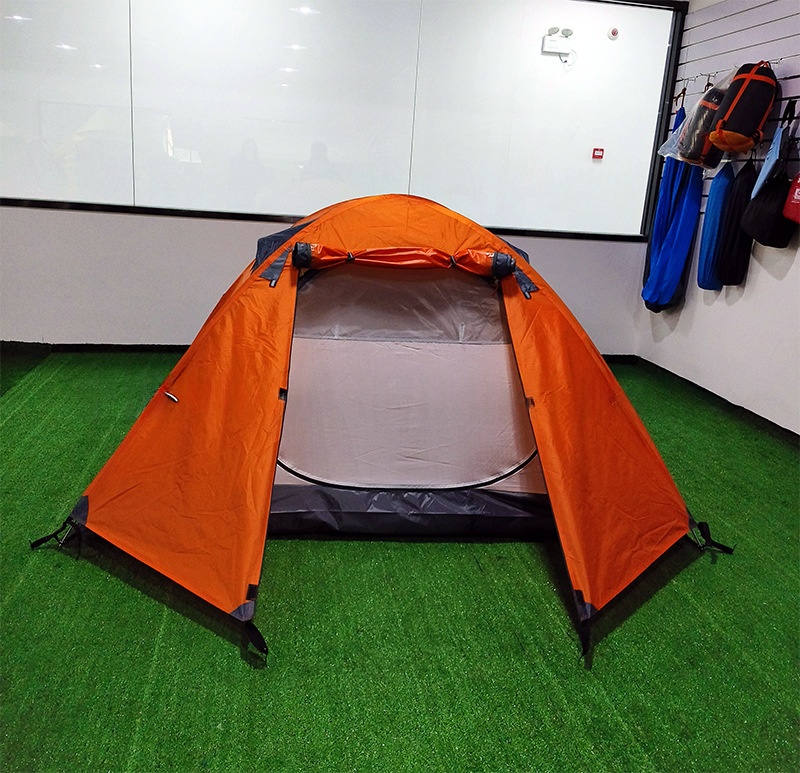 Outdoor Double-layered Thickened Tent For 3-4 People Rainproof Camping 4