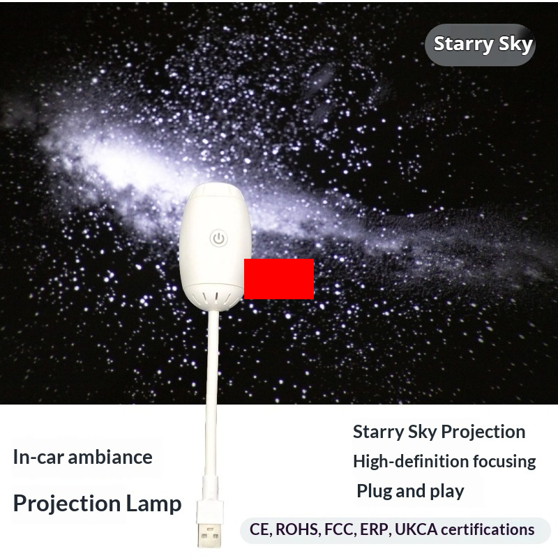 Car-mounted Milky Way USB Starry Sky Atmosphere Light