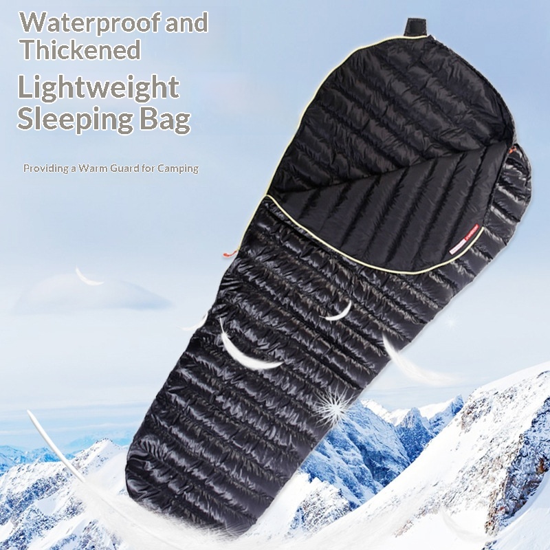 Outdoor Camping Hiking White Goose Down Sleeping Bag