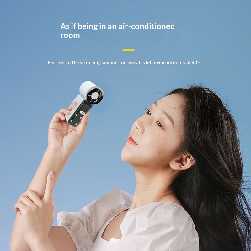 High-Speed Mini Handheld Fan USB Rechargeable 3