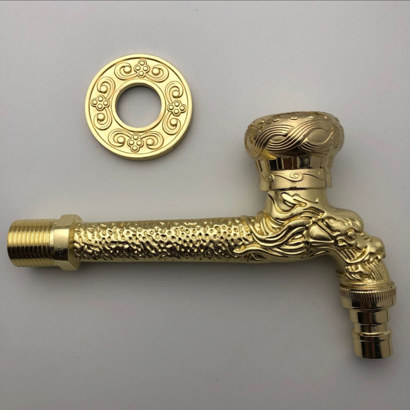 Zinc Alloy Antique-Style Single-Cold In-Wall Retro Faucet 10