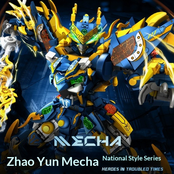 Extra-Large Mecha Boy Building Block Toy Puzzle