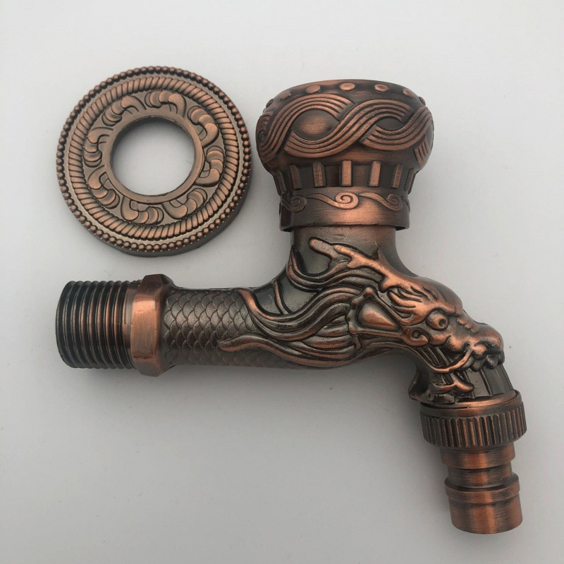 Zinc Alloy Antique-Style Single-Cold In-Wall Retro Faucet 14