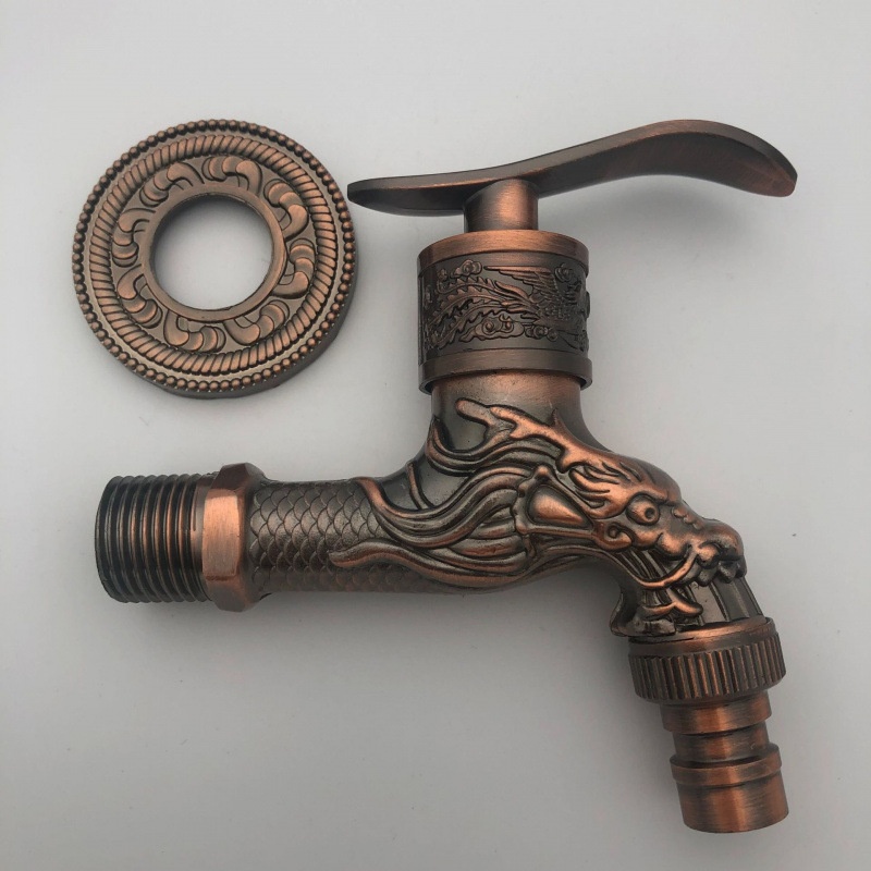 Zinc Alloy Antique-Style Single-Cold In-Wall Retro Faucet 13
