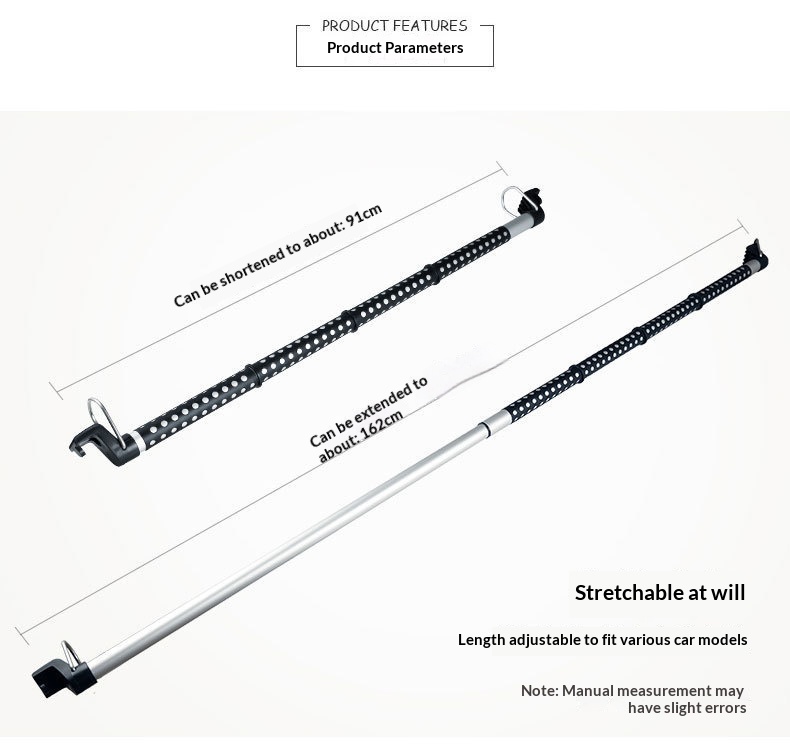 Trunk-retractable Metal Car Clothes Hangercar Drying Rack 6