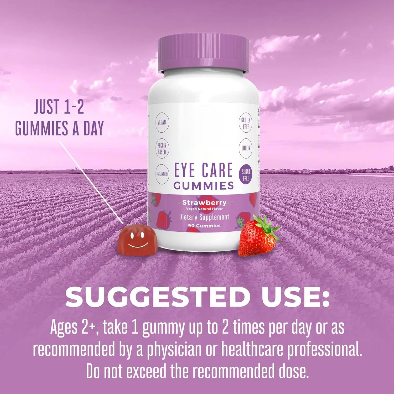 Sugar-Free Lutein And Zeaxanthin Gummies