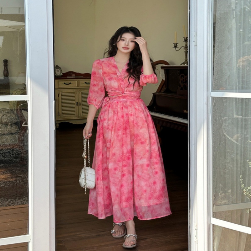 Arrival Womens Slimming High-Waist Holiday Dress