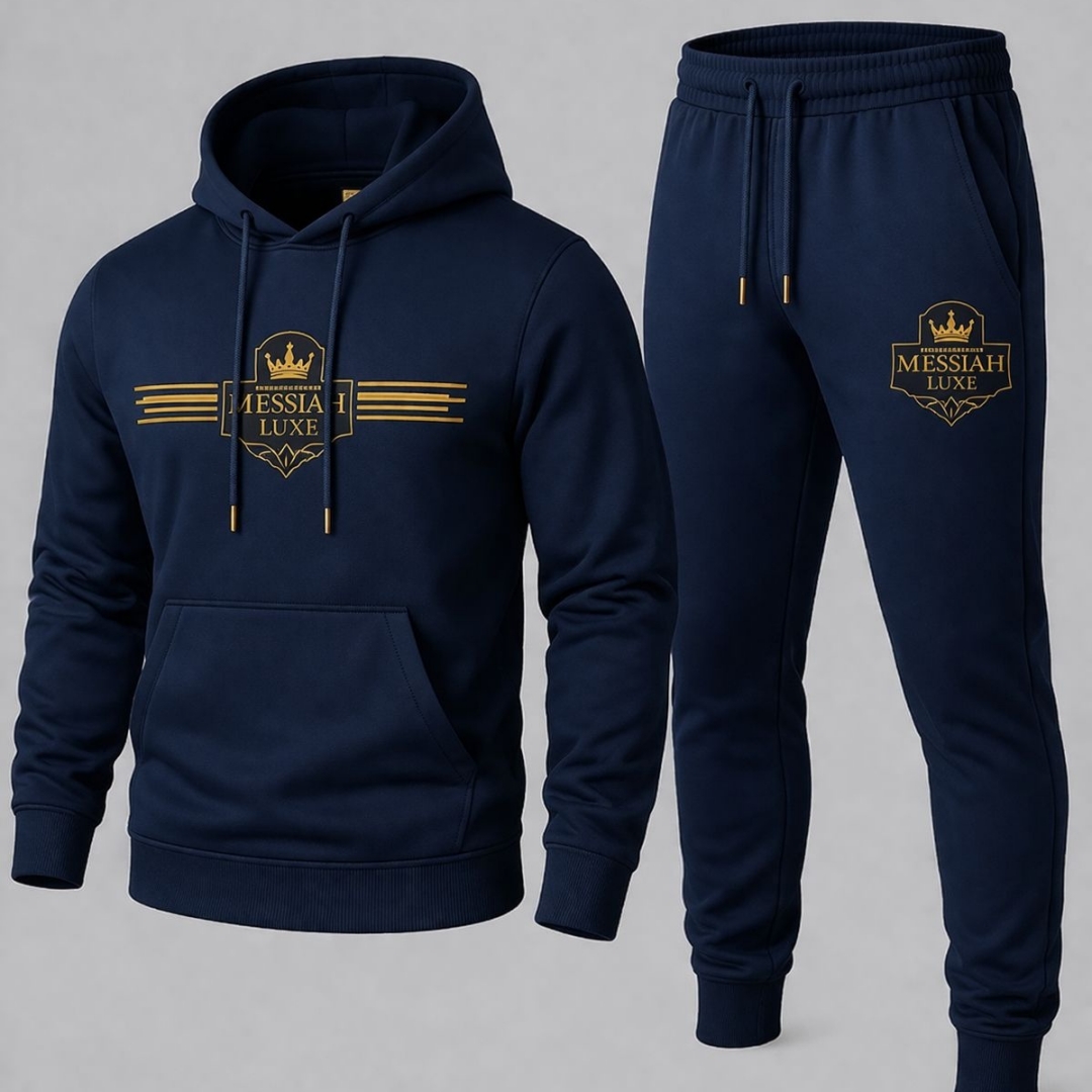 Stylish Printed Casual Men's Sports Suit