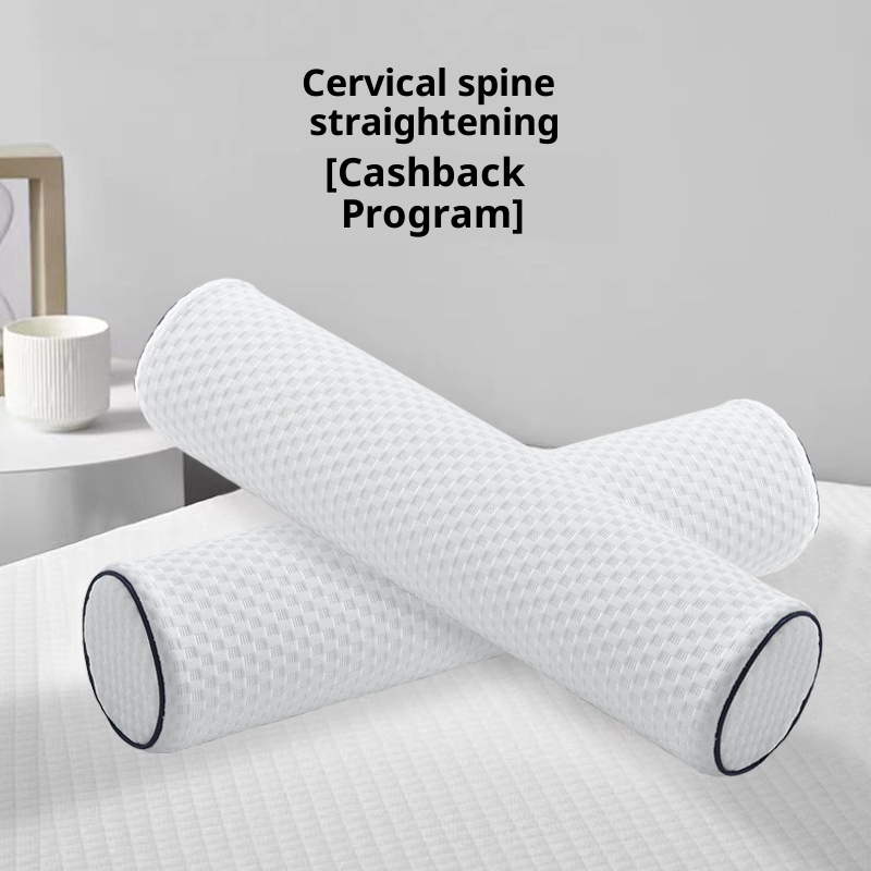Cylindrical Neck-Protecting Sleep Pillow