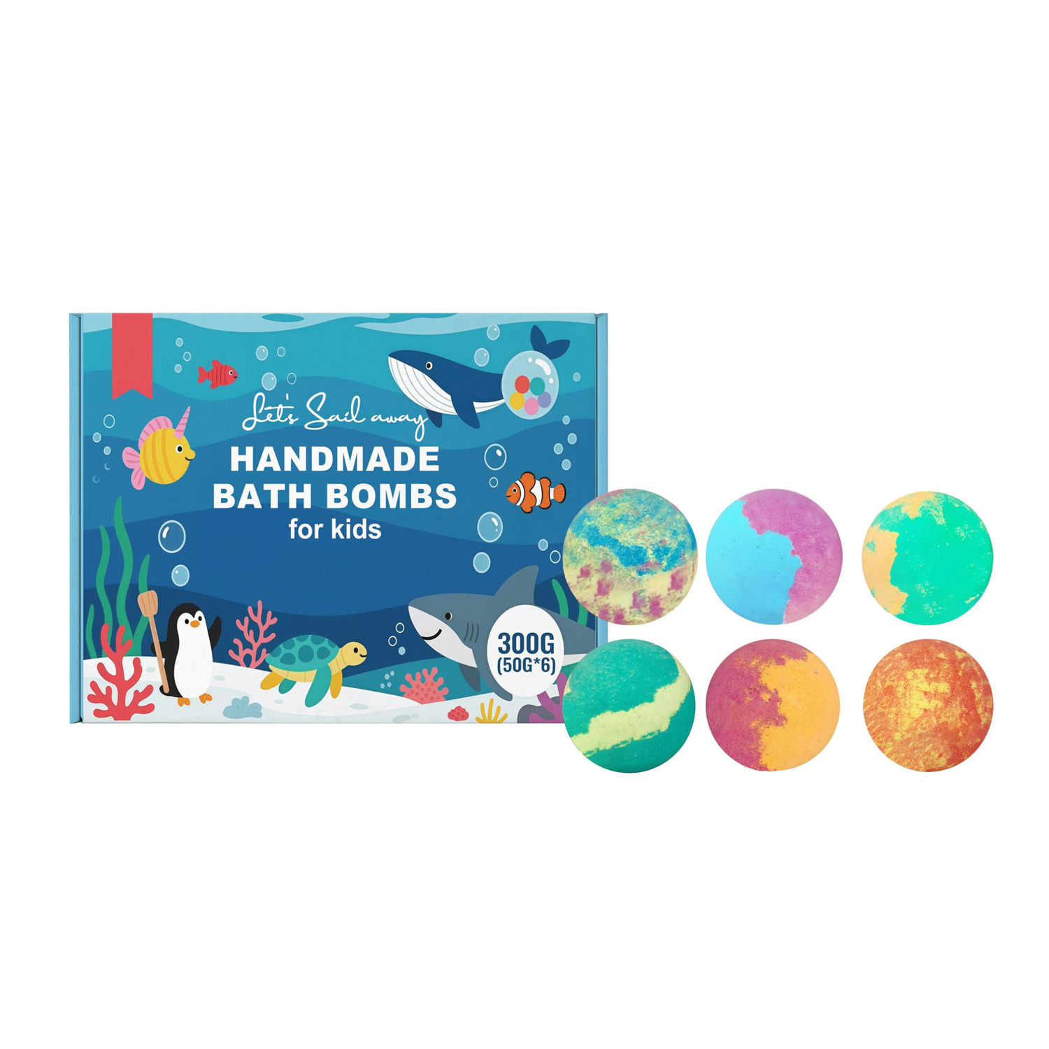 Ocean Theme Toy Bath Ball Set