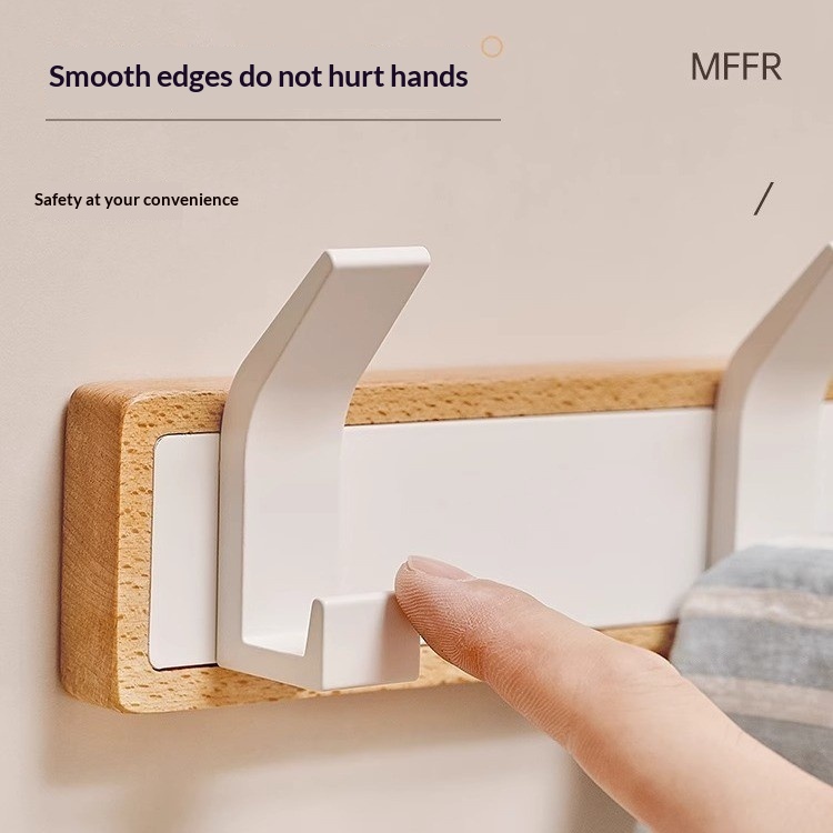 Rustic-style Cream-white Bathroom Towel Hook 5