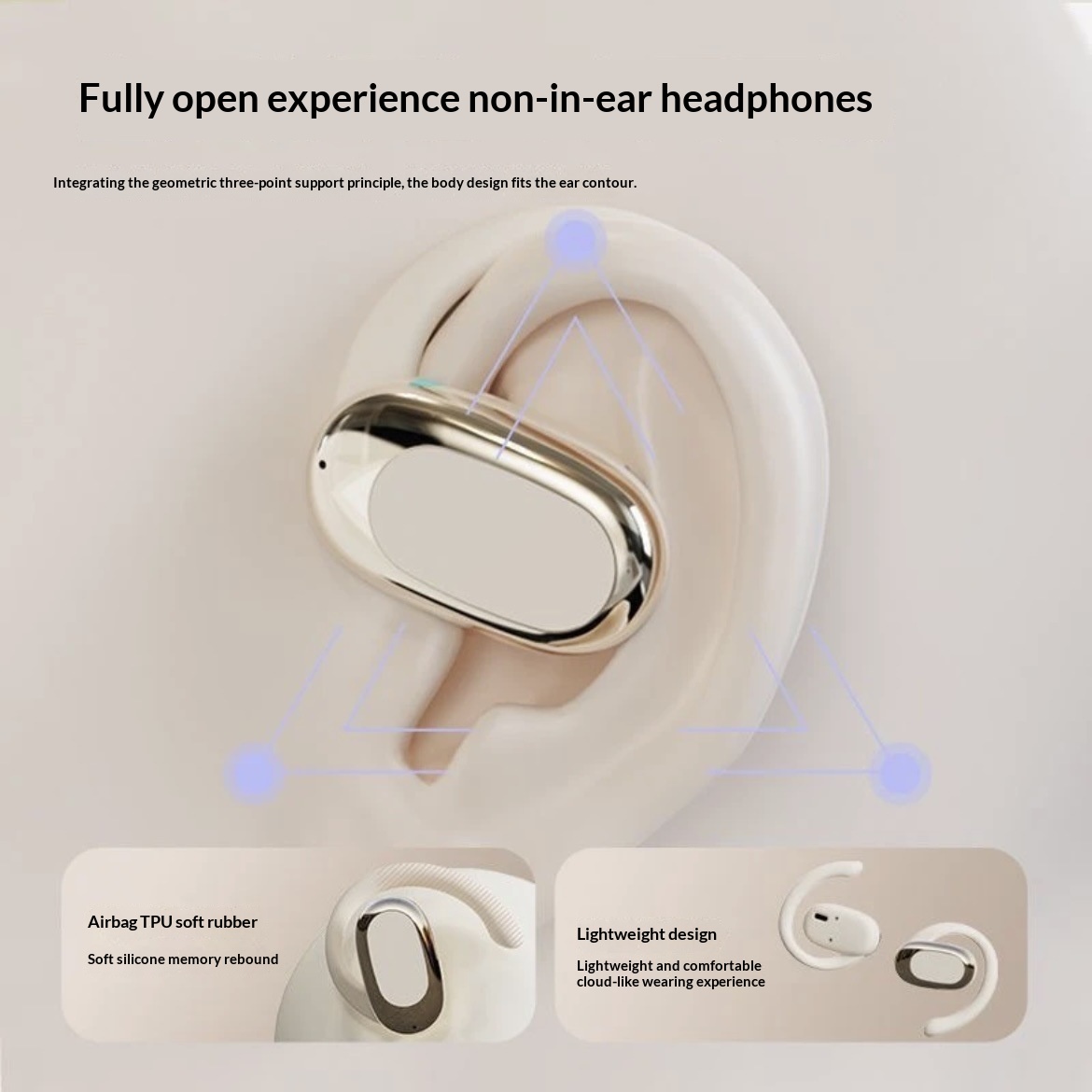 3D Surround HD Call Noise-canceling Long-lasting Bluetooth Headphones