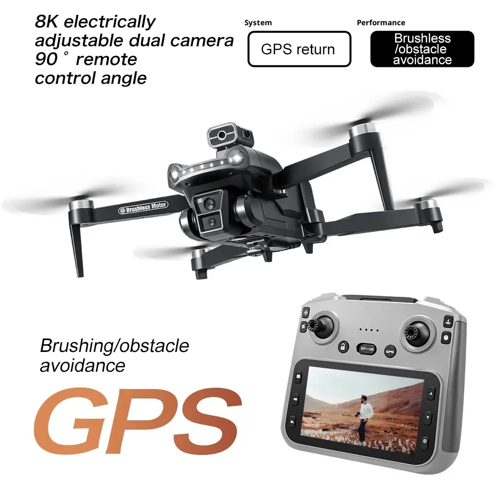 Cross-border New Product V198MAX Brushless GPS Return-to-Home Drone