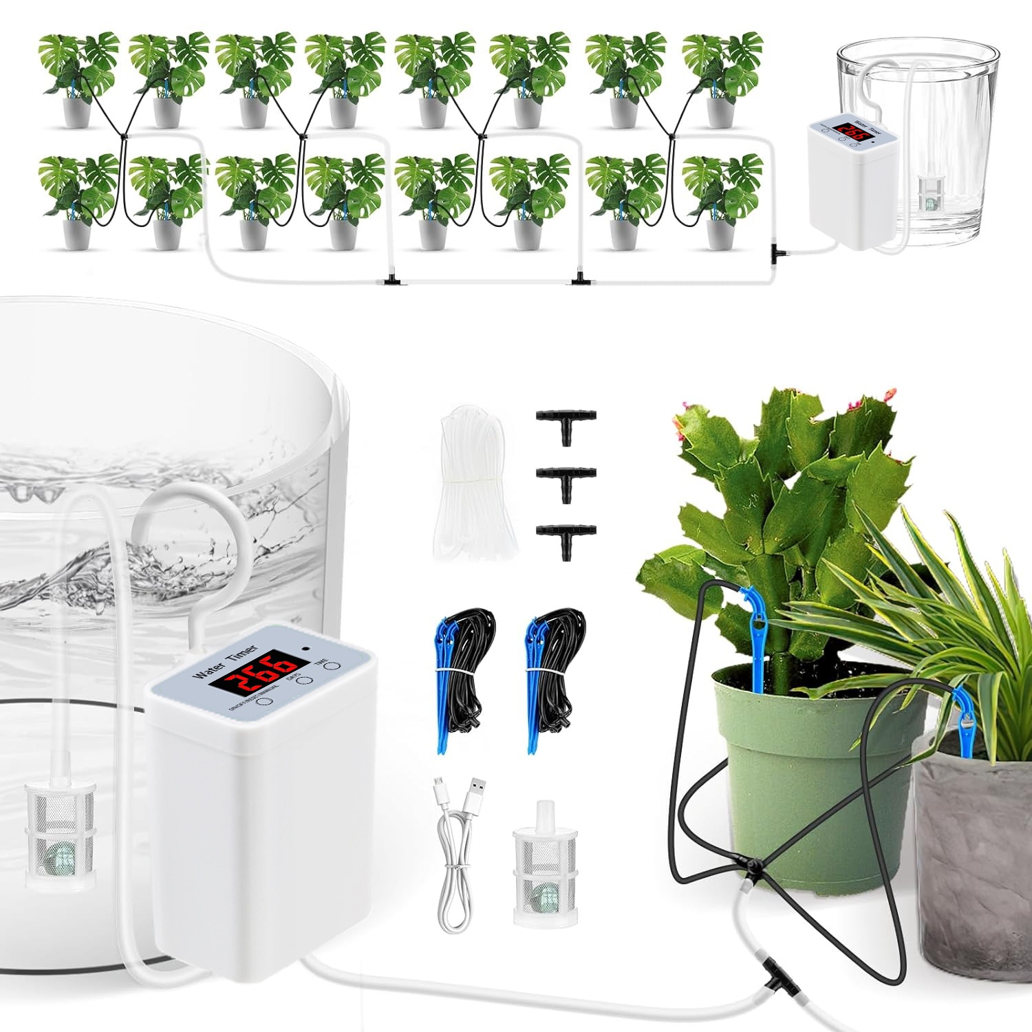 Cross-Border Smart Automatic Watering Device The Ultimate Timing Gadget