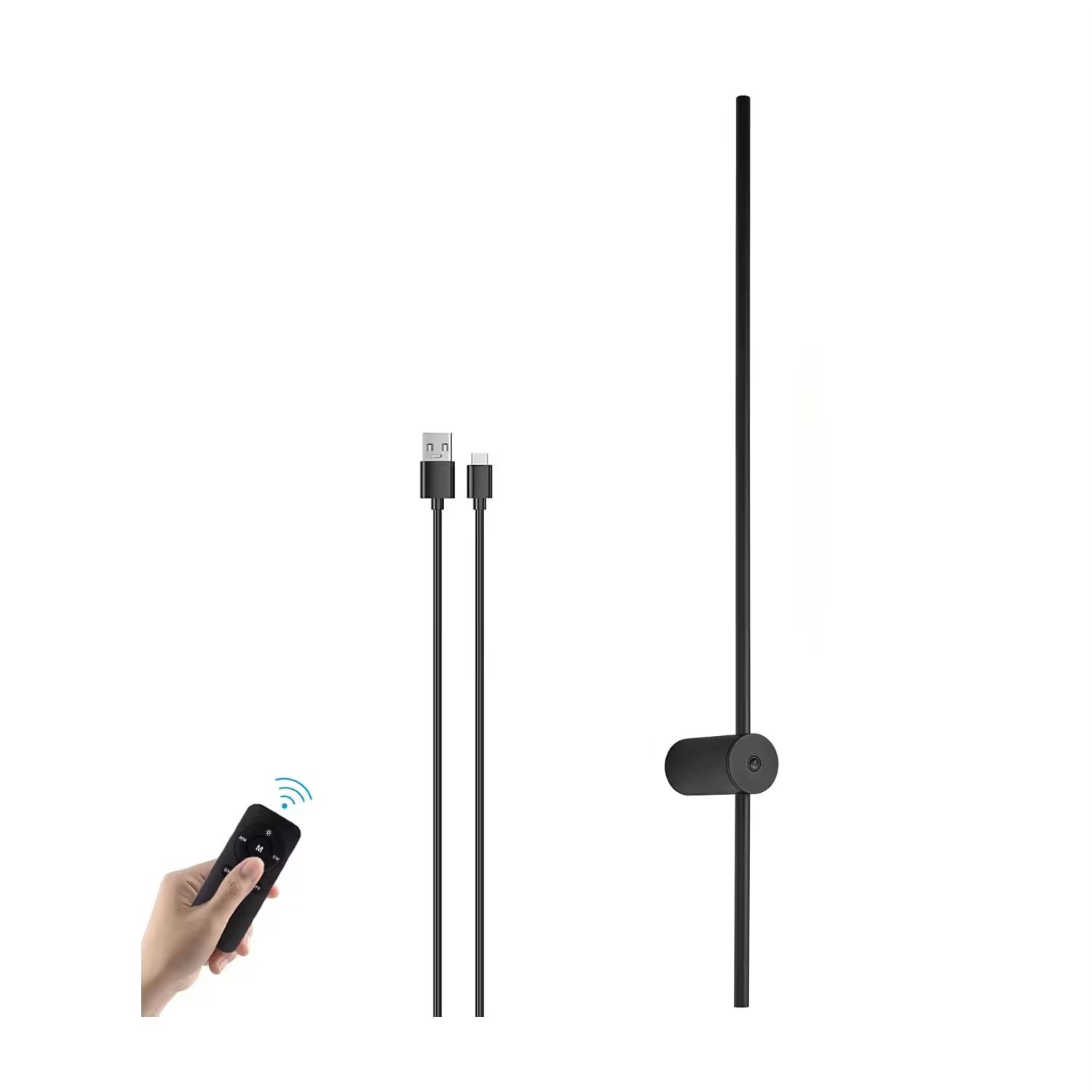 Wireless Remote-Controlled Strip Wall Light Background Wall Lamp 5