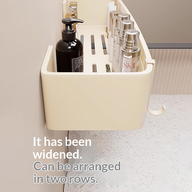 Wall-mounted Balconywall Bathroom Storage Rack 4