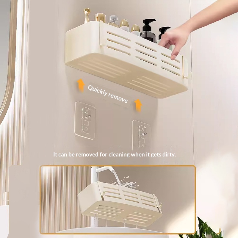 Wall-mounted Balconywall Bathroom Storage Rack